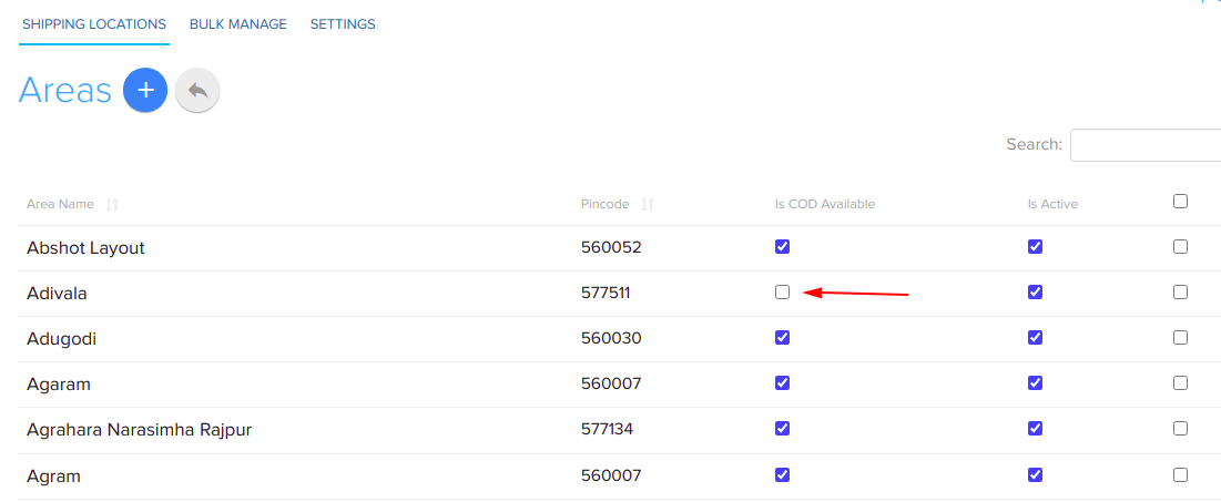 UPI, cards and COD in Shopnix Store Manager