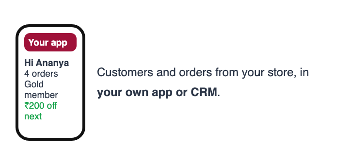 Your own app or CRM